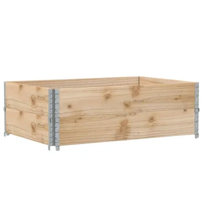 Zdjęcie produktu dla vidaXL Rama górna palety 2 szt. 120x80 cm lite drewno sosnowe