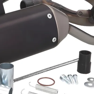 Produktbild von Tecnigas Auspuff E-NOX EVO Steel mit Zulassung kompatibel mit Rieju MRT 50ccm