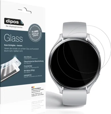Produktbild von 2x Schutzfolie für Xiaomi Watch 2 - Anti-Shock 9H Folie dipos Glass Kunststoffglas