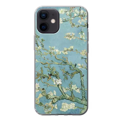 Produktbild von MuchoWow® Handyhülle Schutzhülle Hülle für iPhone 12 Mandelblüte - Van Gogh - Kunst Silikon Softcase Handy Hülle - Schutzhülle