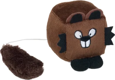 Produktbild von Nobby Plüschwürfel Biber zum Aufziehen 6cm