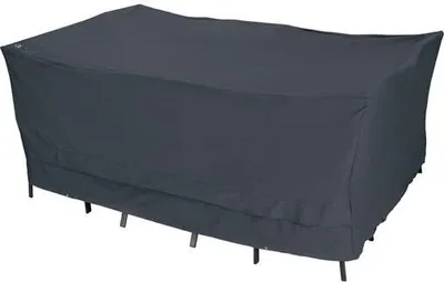 Produktbild von tepro Abdeckhaube Universal für Sitzgruppe rechteckig groß, schwarz (150 x 350 x 95 cm)