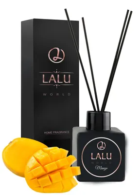 Produktbild von LALU World Duftdiffuser Mango 110ml Duftstäbchen Raumduft