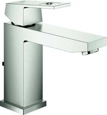 Produktbild von Grohe Eurocube Einhand-Waschtischbatterie, M-Size, Zugstangen-Ablaufgarnitur, Ausladung 133mm, 23445DC0