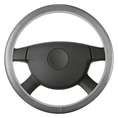 Produktbild von WALSER Auto Lenkradbezug Soft Grip, Auto Lenkrad Schutzhülle, Lenkradhülle Auto Carbon, Lenkradschutz Auto, Lenkradbezug Winter / Lenkrad Bezug Sommer, Anti Rutsch Lenkradbezug Sport grau