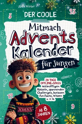 Produktbild von Der coole Mitmach-Adventskalender für Jungen