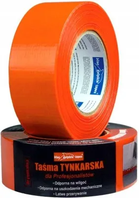 Productafbeelding van ORANJE PVC-PUTZBAND, 48 mm, 20 meter, BLAUER DELPHIN