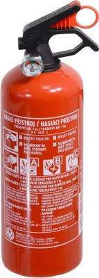 Produktbild von Feuerlöscher mit Manometer (Pulver, 1kg, 29cm, ABC)