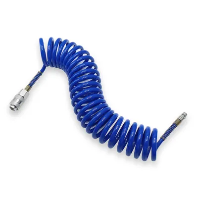 Produktbild von CCLIFE Druckluft Spiralschlauch 5 M Druckluftschlauch für Kompressor Kompressorschlauch
