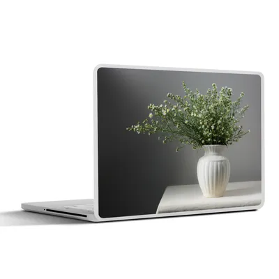 Produktbild von MuchoWow® Laptop Aufkleber Sticker Cover Stilleben - Vase - Blumen 40x30 cm - Laptop Dekoration - Selbstklebend