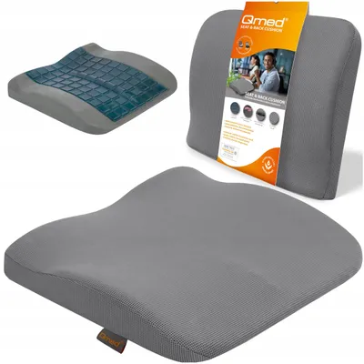 Produktbild von Qmed Ergonomisches Sitzkissen Lendenwirbelstütze mit Gel