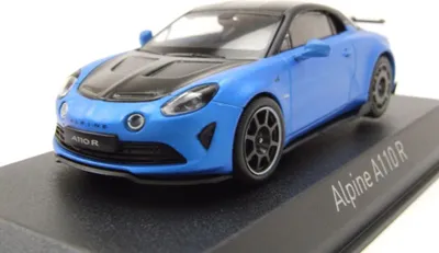 Produktbild von Norev 517872 Alpine Renault A110 R 2023 matt blau schwarz 1:43