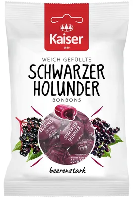 Produktbild von Kaiser Schwarzer Holunder 90g