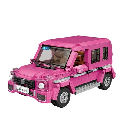 Produktbild von 1129 - Pinker SUV (LOZ) Klemmbausteine