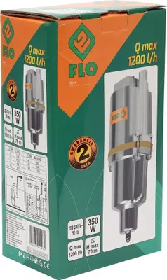Zdjęcie produktu dla Pompa membranowa 350 W Pompa do oczka wodnego 1 020 l/h Pompa studzienna z głowicą tłoczącą 70 m Pompa zanurzeniowa Pompa ogrodowa Pompa wodna