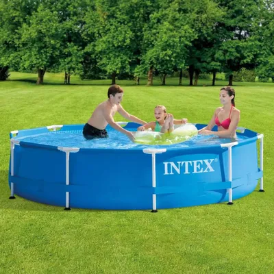 Obrázek produktu pro INTEX Rámový bazén - sada Rondo Ø 305 x 76cm, barva: blau; 128202NP