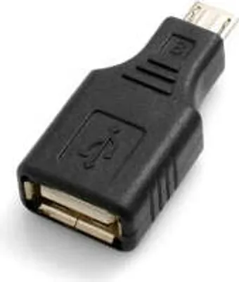 Produktbild von SYSTEM-S OTG Adapter USB A Eingang zu Micro USB Stecker Adapter Stecker On-The-Go Host Kabel