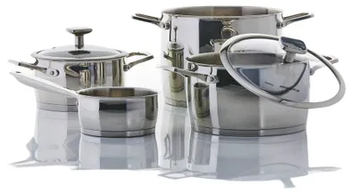 Produktbild von TOPFSET 6 tlg. INDUKTION Töpfe mit Deckel Edelstahl MONETA Accordo