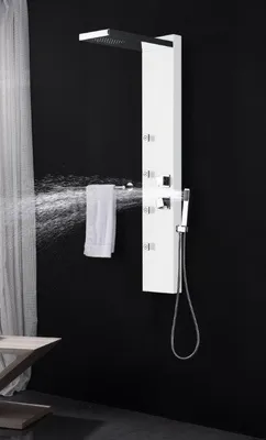 Produktbild von Duschpaneel DP-043 (weiß)