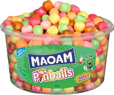 Produktbild von Maoam Pinballs 365er DS Kaubonbon Dragees sauer-fruchtige Füllung
