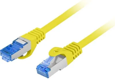 Produktbild von Lanberg PCF6A-10CC, 3 m, Cat6a, S/FTP (S-STP), RJ-45, RJ-45, Gelb