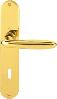 Produktbild von HOPPE Langschild-Garnitur Verona Messing poliert M151/302 - 6375331