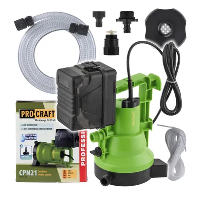 Obrázek produktu pro Aku ponorné čerpadlo Procraft CPN21bb (bez baterie a nabíječky)