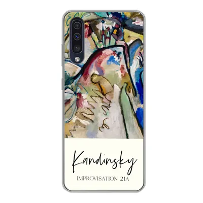 Produktbild von MuchoWow® Handyhülle Schutzhülle Hülle für Samsung Galaxy A50 Improvisation 21A - Kandinsky - Alte Meister Silikon Softcase Handy Hülle - Mobiltelefonhülle