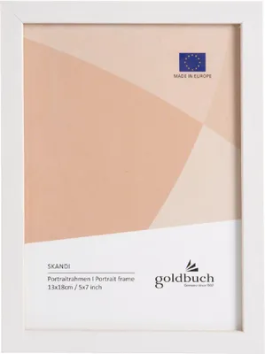Produktbild von Goldbuch Holz-Fotorahmen Skandi 13 x 18 cm, weiß