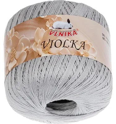 Zdjęcie produktu dla Przędza Violka - 50 g / 285 m - szara