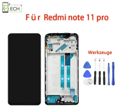 Produktbild von Für Xiaomi Redmi Note 11 Pro 4G / 5G LCD Display Rahmen Touchscreen
