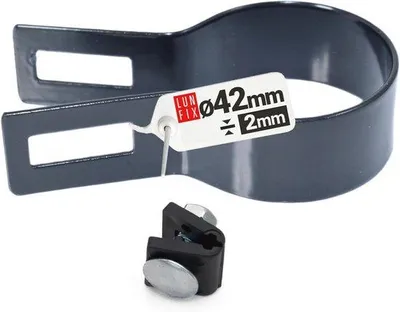 Productafbeelding van Ronde steunklem 42 mm voor hekwerk en gaashek