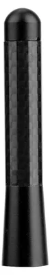 Autoantenne, 3" Karbonfaser-Kurzantenne, universell, Schwarz
