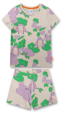 Produktbild von Sanetta Mädchen-Schlafanzug kurz beige Frosch 98