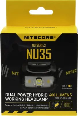 Produktbild von Nitecore NU35 LED Stirnlampe 460 Lumen (+)