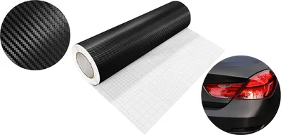 Produktbild von Carbon Folie 50x500 cm - Carbon 3D Schwarz - Carbonfolie matt mit Luftkanal-Kleber und UV-Schutz - Selbstklebend Autofolie für Innen und Außen - Auto Folierung für Tuning - Carwrappingfolie