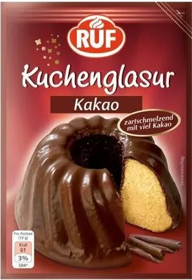 Obrázek produktu pro Kakaová poleva na dorty Ruf, balení 12 ks (12x 100 g)