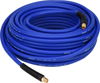 Immagine prodotto di Tubo flessibile per aria compressa ibrido da 1/4" e 30 m, extra lungo e flessibile