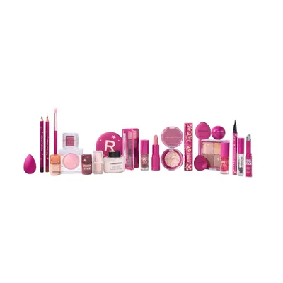 Produktbild von Revolution Makeup Adventskalender 2025 – 24 Beauty-Must-Haves mit Lipgloss, Highlighter, Blush, Pinseln & Mascara, vegan, tierversuchsfrei, Geschenkse