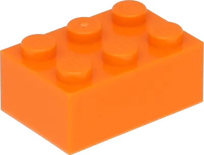 Produktbild von Lego® 2x3 Stein 3002 - 250 Stück Orange
