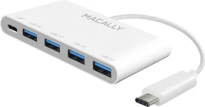 Produktbild von Macally Hub 3.1 USB-C (4x USB A + USB-C)
