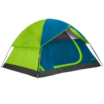 Produktbild von Iglu-Zelt Campingzelt Igluzelt - 240 x 210 x 130 cm - Blaugrau - Für 4 Personen