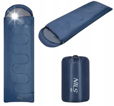 Produktbild von Nils Camp Schlafsack mit Kapuze für Zelte 210cm