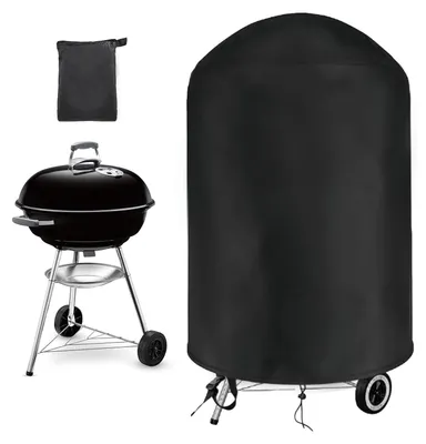 Zdjęcie produktu dla Omgoods - Wodoodporna osłona na grilla, wymiary 71 x 68 cm, wykonana z materiału Oxford 420D