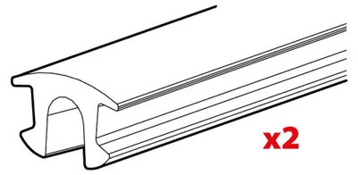 Image de Set de 2 élastiques inférieurs - L = 125 cm