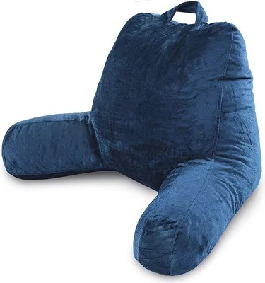 Productafbeelding van Famanu leeskussen met traagschuim en armleuningen - Ergonomische rugsteun voor comfortabel lezen