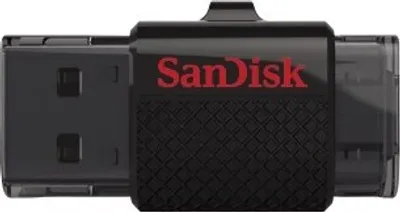 Produktbild von Sandisk Ultra Dual, 32GB, 32 GB, 2.0, USB-Anschluss Typ A, Kappe, Schwarz