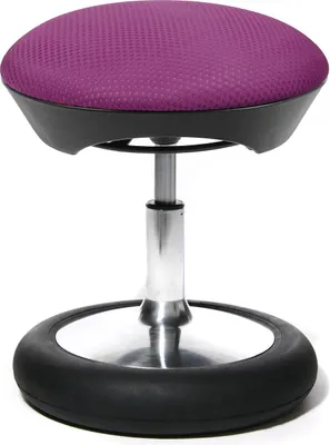 Produktbild von Kinderhocker Topstar Drehhocker ergonomisch Sitness Kid 20 Net drehbar, höhenverstellbar, chrom/violett
