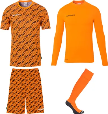 Immagine prodotto di Set da portiere Uhlsport Progressive - arancione fluo/nero, taglia: XL