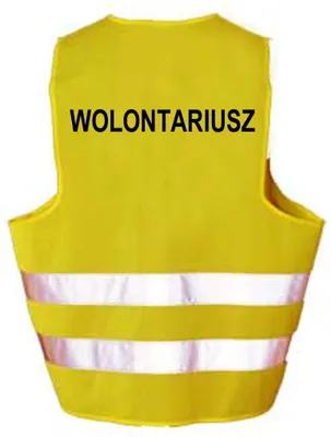 Zdjęcie produktu dla Kamizelka odblaskowa ostrzegawcza WOLONTARIUSZ